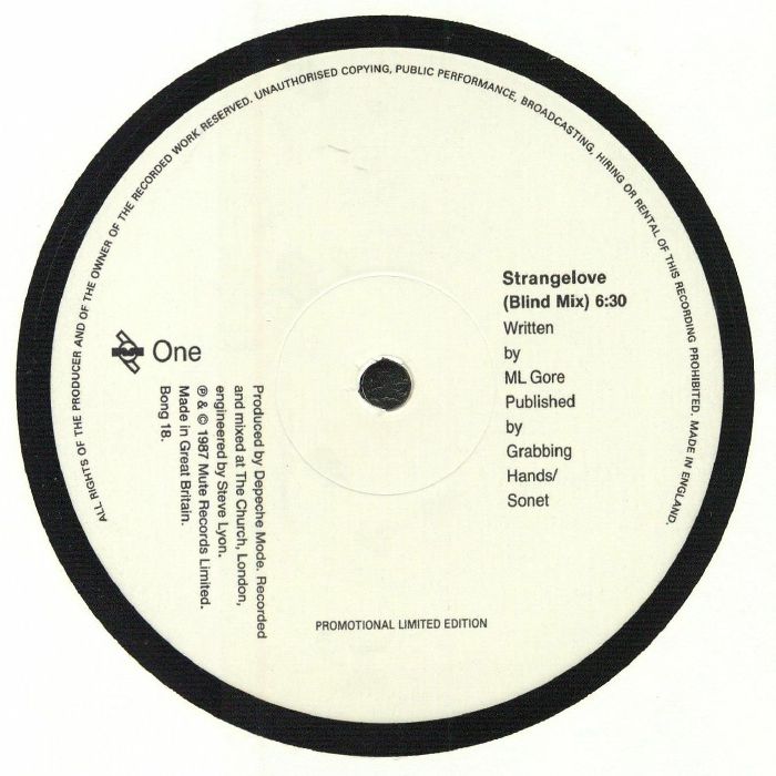 Depeche Mode — Strangelove (12" edición limitada)