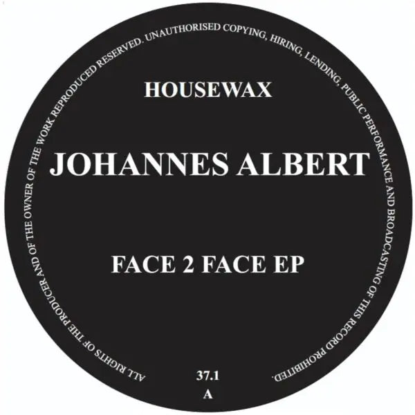 Johannes Albert — Face 2 Face EP (12")