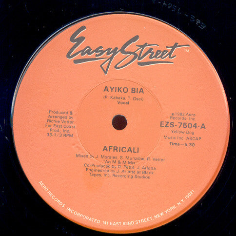 Africali — Ayiko Bia 12"