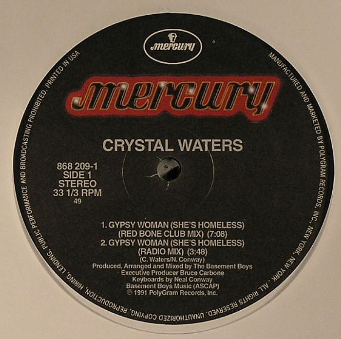 Crystal Waters — Gypsy Woman (12")