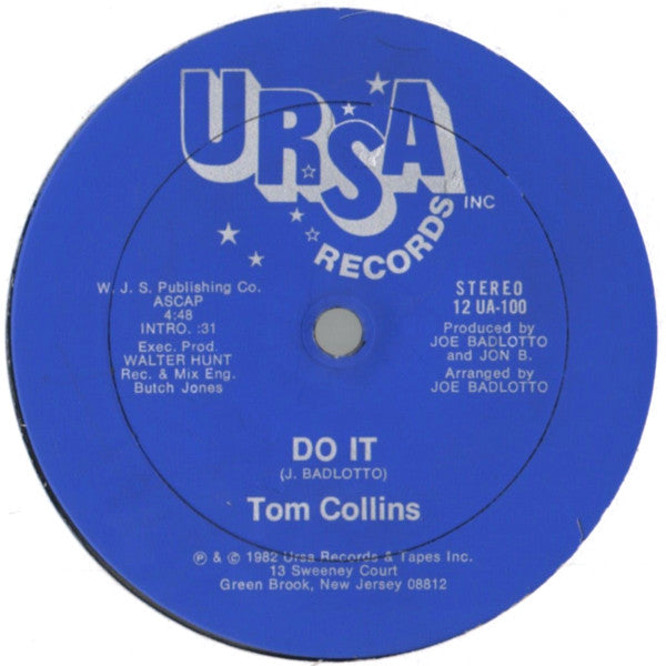 Tom Collins — Do It 12"